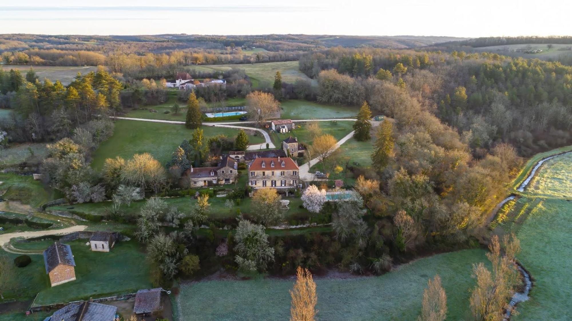 הוילה Saint-Marcel-du-Périgord Le Manoir De St Marcel חדר תמונה